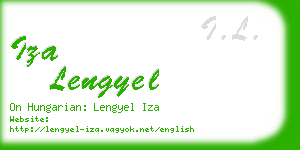 iza lengyel business card